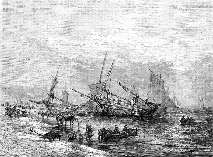 Framed Print : The Lowestoft Herring Fishery - drawn by E. Duncan, 1854. Creator: Unknown. The Lowestoft Herring Fishery - drawn by E. Duncan, 1854. Creator: Unknown Framed Print : The Lowestoft Herring Fishery - drawn by E. Duncan, 1854. Creator: Unknown. The Lowestoft Herring Fishery - drawn by E. Duncan, 1854. Creator: Unknown