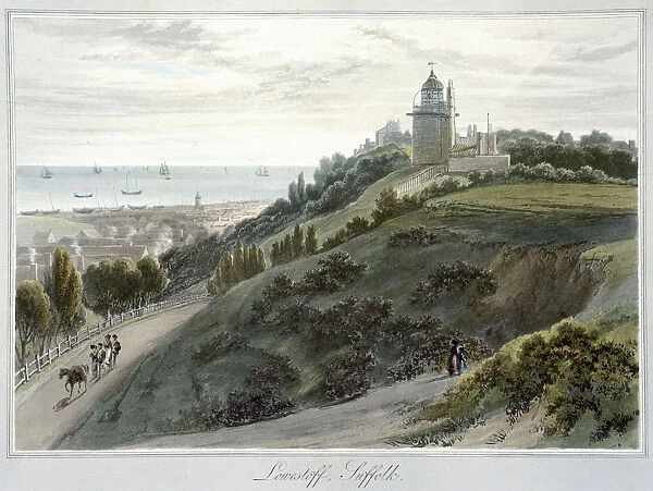 Lowestoft, Suffolk, 1814-1825. Artist: William Daniell