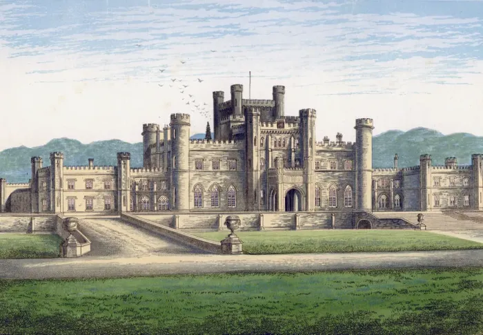 Framed Print : Lowther Castle, Cumbria, late 19th century Framed Print : Lowther Castle, Cumbria, late 19th century