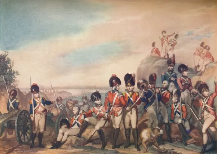 Framed Print : Loyal Associated Ward and Volunteer Corps of the City of London, c1799, (1914). Artist: M Place Framed Print : Loyal Associated Ward and Volunteer Corps of the City of London, c1799, (1914). Artist: M Place