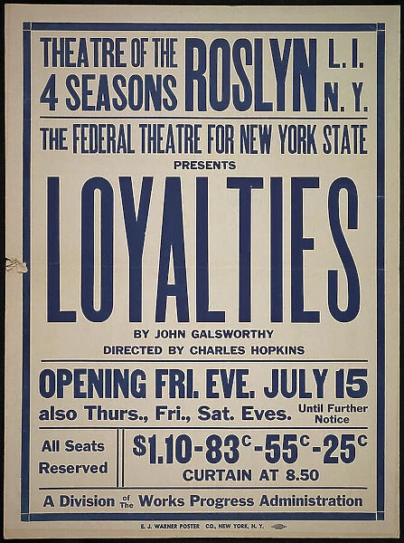 Loyalties, Roslyn, NY, 1938. Creator: Unknown