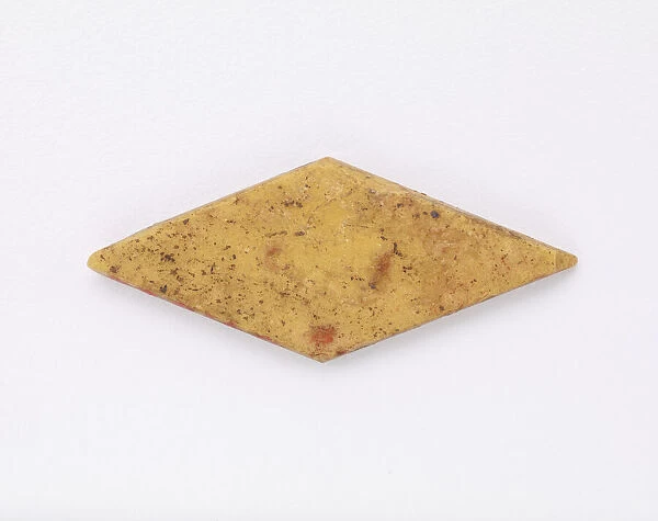 Lozenge-shaped tablet for inlay, Possibly Ptolemaic Dynasty, 305-30 BCE. Creator: Unknown