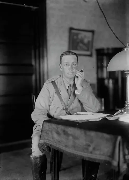 Framed Print : Lt. Colonel John Sydney Wardlaw Milne, 1918. Creator: Bain News Service Framed Print : Lt. Colonel John Sydney Wardlaw Milne, 1918. Creator: Bain News Service