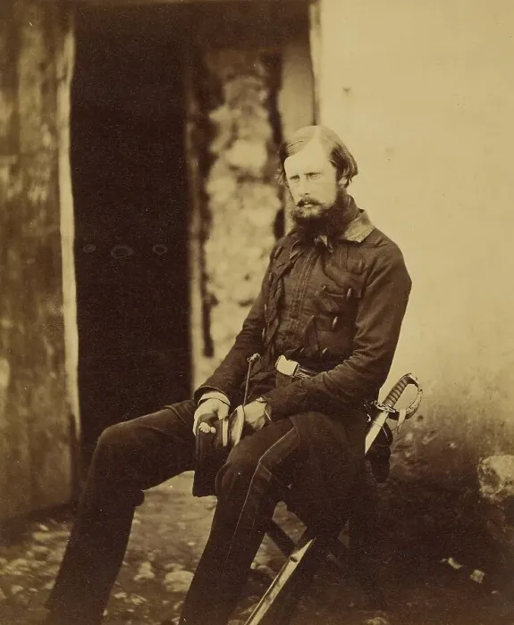 Framed Print : Lt. Colonel Prince Edward of Saxe Weimar, 1855. Creator: Roger Fenton Framed Print : Lt. Colonel Prince Edward of Saxe Weimar, 1855. Creator: Roger Fenton