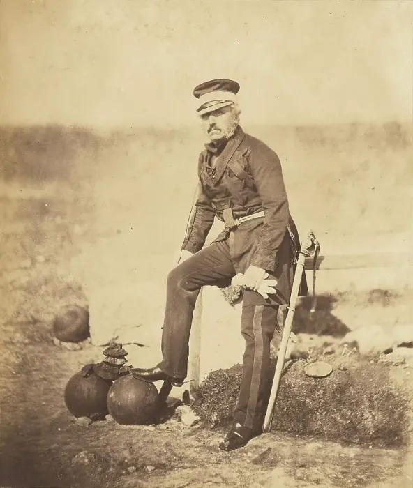 Framed Print : Lt. General Barnard, C.B. 1855. Creator: Roger Fenton Framed Print : Lt. General Barnard, C.B. 1855. Creator: Roger Fenton