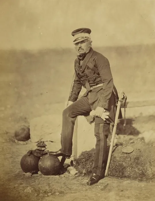 Framed Print : Lt. General Barnard, C.B. 1855. Creator: Roger Fenton Framed Print : Lt. General Barnard, C.B. 1855. Creator: Roger Fenton