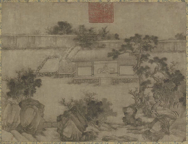 After Lu Hongs 'Thatched Hut', Ming and Qing dynasties, 17th century