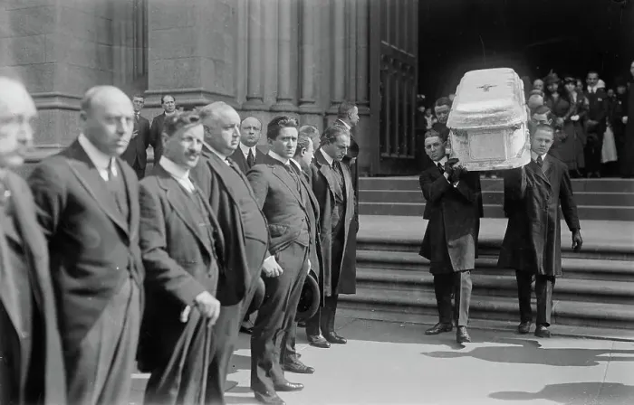 Framed Print : Luca Botta funeral, 1917. Creator: Bain News Service Framed Print : Luca Botta funeral, 1917. Creator: Bain News Service