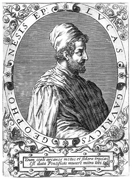 Lucas Gaurico, Italian astronomer, astrologer and mathematician, 16th century. Artist: Theodor de Bry