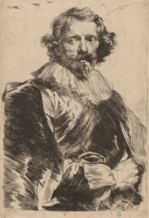 Framed Print : Lucas Vorsterman, probably 1626 / 1641. Creator: Anthony van Dyck Framed Print : Lucas Vorsterman, probably 1626 / 1641. Creator: Anthony van Dyck