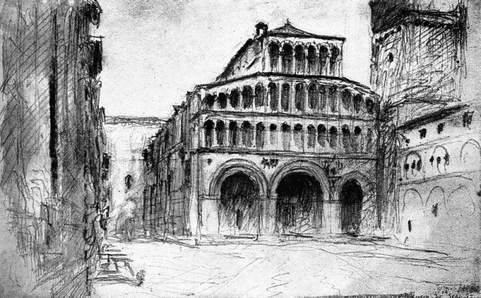 Framed Print : Lucca, 1832 (1900) Framed Print : Lucca, 1832 (1900)