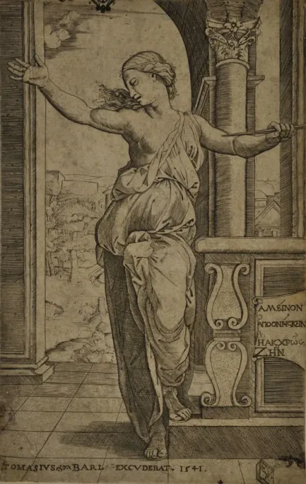 Framed Print : Lucretia, 1541 Framed Print : Lucretia, 1541