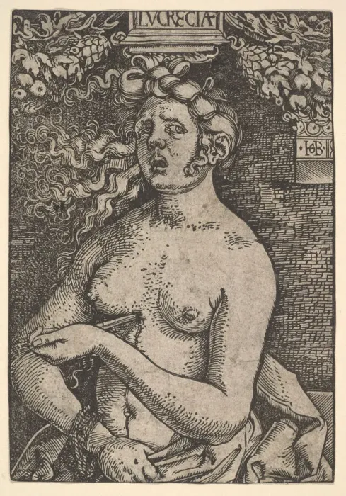 Framed Print : Lucretia, ca. 1519. Creator: Hans Baldung Framed Print : Lucretia, ca. 1519. Creator: Hans Baldung