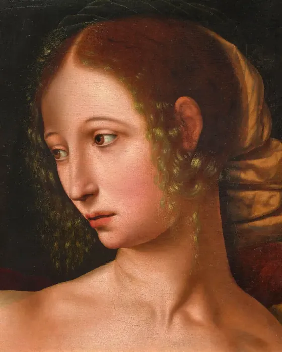 Framed Print : Lucretia. Creator: Hemessen, Jan Sanders, van (c. 1500-c. 1566) Framed Print : Lucretia. Creator: Hemessen, Jan Sanders, van (c. 1500-c. 1566)