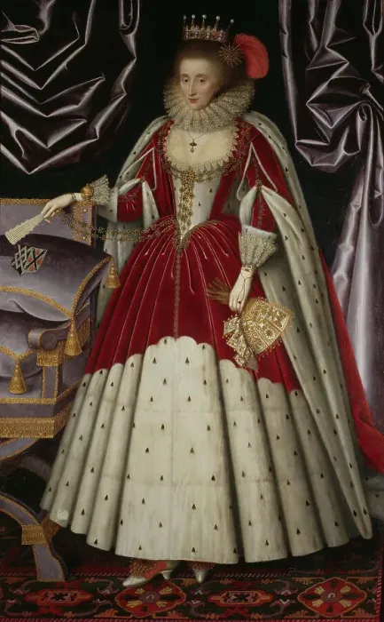 Framed Print : Lucy Russell, Countess of Bedford (née Harington) (158001627), 1610s. Creator: William Larkin