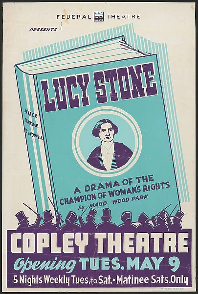 Lucy Stone, Boston, 1939. Creator: Unknown
