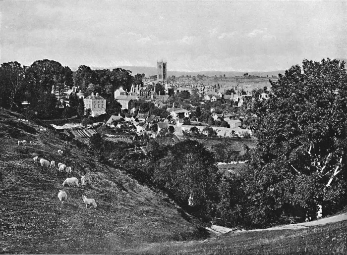 Framed Print : Ludlow, c1896. Artist: T Jones & Son Framed Print : Ludlow, c1896. Artist: T Jones & Son