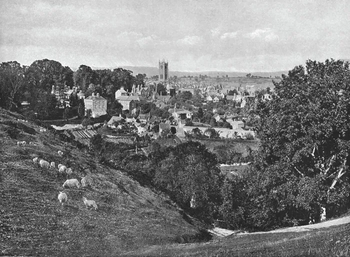 Framed Print : Ludlow, c1900. Artist: T Jones & Son Framed Print : Ludlow, c1900. Artist: T Jones & Son