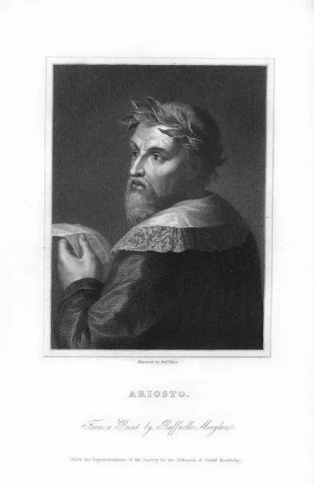 Framed Print : Ludovico Ariosto, Italian Renaissance poet, (1836). Artist: Robert Hart Framed Print : Ludovico Ariosto, Italian Renaissance poet, (1836). Artist: Robert Hart