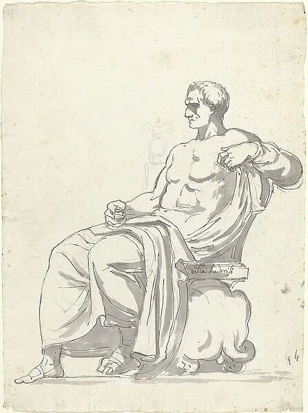 The Ludovisi Menander, 1752 / 1756. Creator: Augustin Pajou
