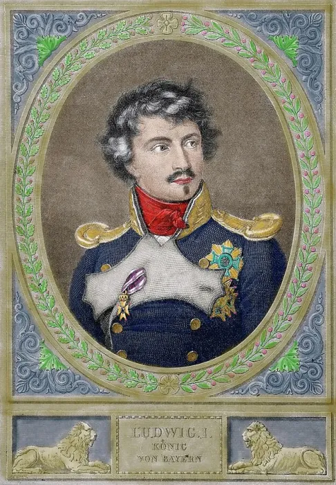 Framed Print : Ludwig I of Bavaria, 1880. Creator: Unknown Framed Print : Ludwig I of Bavaria, 1880. Creator: Unknown