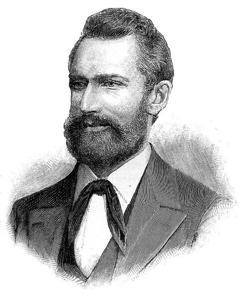 Ludwig Leichhardt, 19th century Prussian explorer and naturalist, (1900)