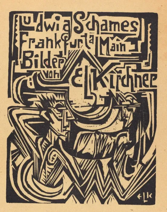 Framed Print : Ludwig Schames Frankfurt a Main Bilder von E L Kirchner (Ludwig Schames Frankfurt Framed Print : Ludwig Schames Frankfurt a Main Bilder von E L Kirchner (Ludwig Schames Frankfurt