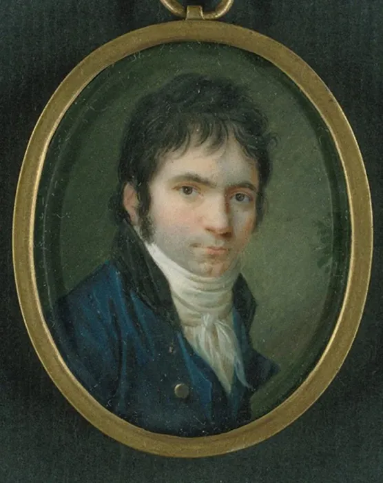Framed Print : Ludwig van Beethoven (1770-1827). Artist: Horneman, Christian (1765-1844) Framed Print : Ludwig van Beethoven (1770-1827). Artist: Horneman, Christian (1765-1844)