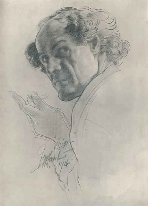 Framed Print : Luigi, c1914. Artist: George Washington Lambert Framed Print : Luigi, c1914. Artist: George Washington Lambert