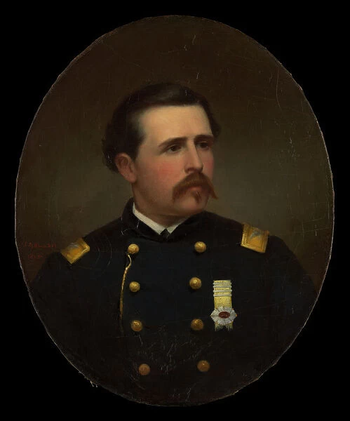 Luigi Palma di Cesnola, 1865. Creator: Jacob D. Blondel