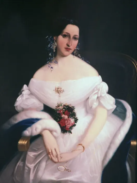 Framed Print : Luisa Pesjak, c1835. Artist: Mihael Stroj Framed Print : Luisa Pesjak, c1835. Artist: Mihael Stroj