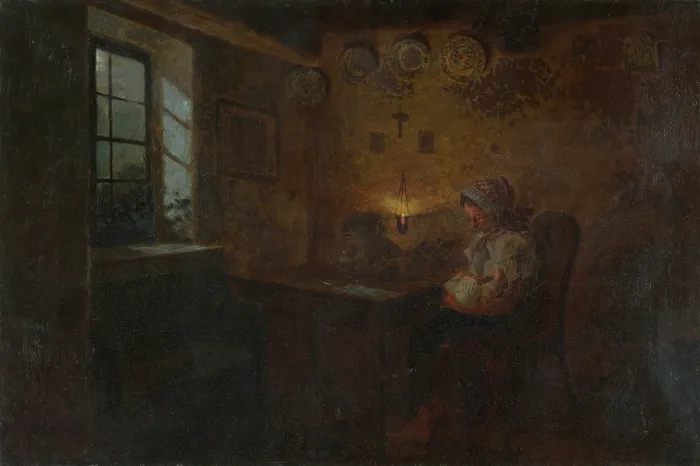 Framed Print : Lullaby, around 1906. Creator: Gustav Mally Framed Print : Lullaby, around 1906. Creator: Gustav Mally