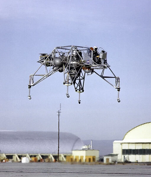 Lunar Landing Research Vehicle in Flight, California, USA, 1964. Creator: NASA