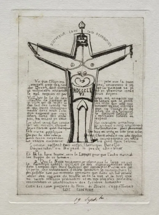 Framed Print : Lunar Law, 1866. Creator: Charles Meryon (French, 1821-1868) Framed Print : Lunar Law, 1866. Creator: Charles Meryon (French, 1821-1868)