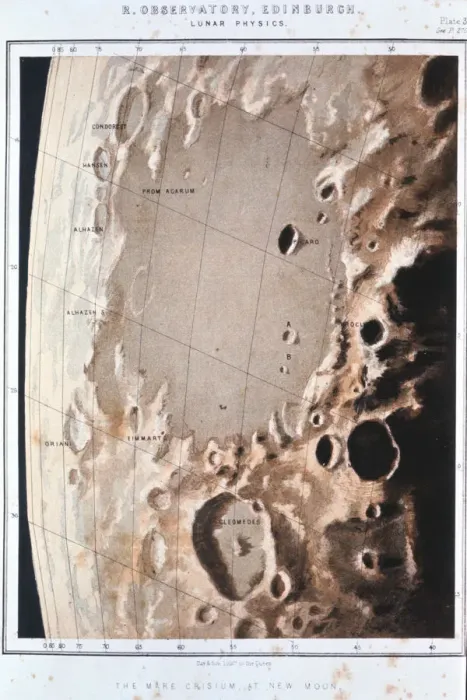 Framed Print : Part of the lunar surface, 1857 Framed Print : Part of the lunar surface, 1857