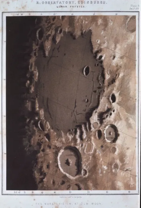 Framed Print : Part of the lunar surface, 1857 Framed Print : Part of the lunar surface, 1857