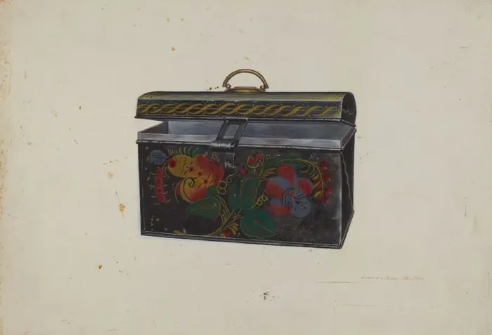 Framed Print : Lunch Box, c. 1938. Creator: Edward L Loper Framed Print : Lunch Box, c. 1938. Creator: Edward L Loper