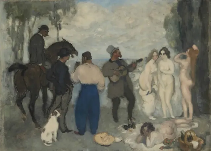Framed Print : The Luncheon at Bourgueil (Le dejeuner a Bourgueil), ca 1893 Framed Print : The Luncheon at Bourgueil (Le dejeuner a Bourgueil), ca 1893