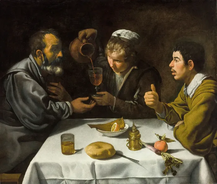 Framed Print : The Luncheon, c. 1618 Framed Print : The Luncheon, c. 1618