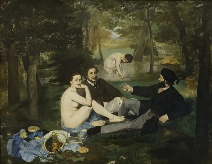 Framed Print : The Luncheon on the Grass, 1863. Artist: Manet, Edouard (1832-1883) Framed Print : The Luncheon on the Grass, 1863. Artist: Manet, Edouard (1832-1883)