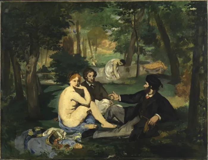 Framed Print : The Luncheon on the Grass, ca 1863 Framed Print : The Luncheon on the Grass, ca 1863