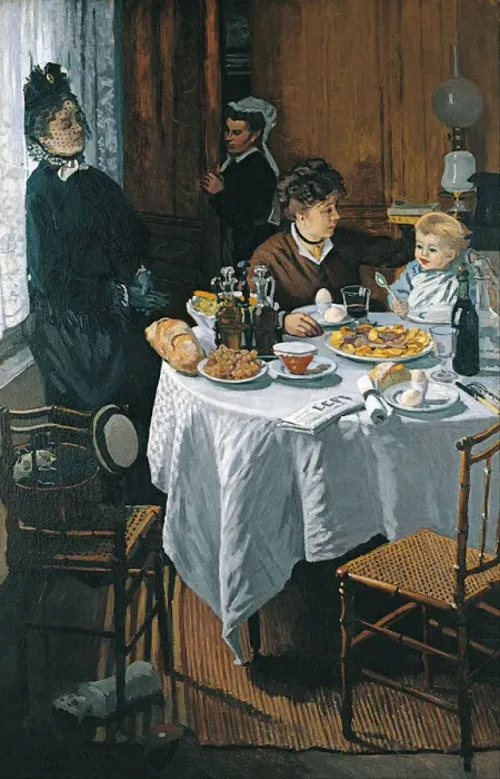 Framed Print : The Luncheon (Le Dejeuner). Artist: Monet, Claude (1840-1926) Framed Print : The Luncheon (Le Dejeuner). Artist: Monet, Claude (1840-1926)