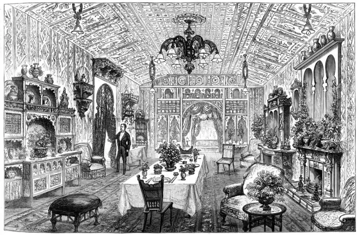 Framed Print : The Luncheon Room at the Town Hall, Birmingham, West Midlands, 1887 Framed Print : The Luncheon Room at the Town Hall, Birmingham, West Midlands, 1887