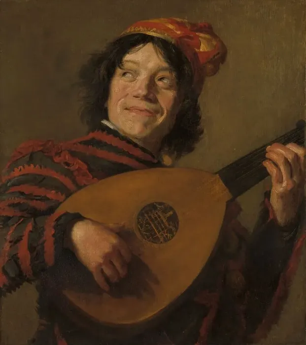Framed Print : The Lute Player, c.1623-c.1624. Creator: Unknown Framed Print : The Lute Player, c.1623-c.1624. Creator: Unknown