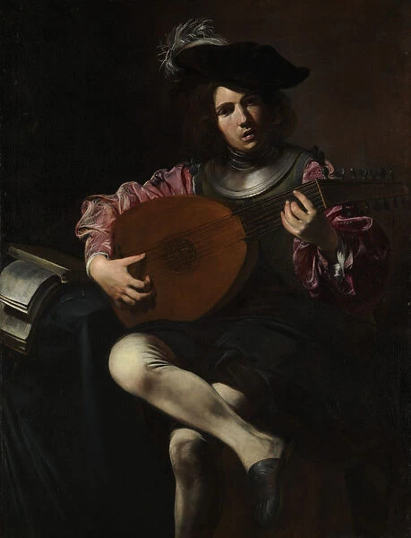 Lute Player, ca. 1625-26. Creator: Valentin de Boulogne