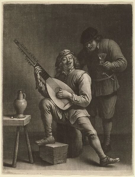 The Lute Player and the Drinker. Creator: Wallerant Vaillant