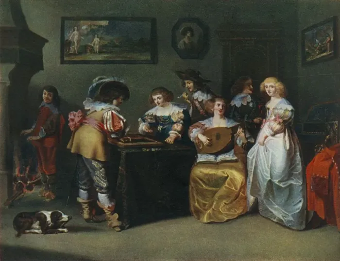 Framed Print : Lute; unknown painter of the seventeenth century, 1948 Framed Print : Lute; unknown painter of the seventeenth century, 1948