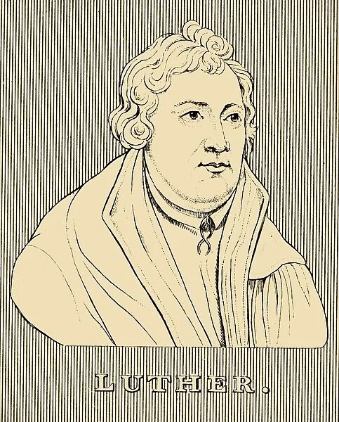 Luther, (1483-1546), 1830. Creator: Unknown