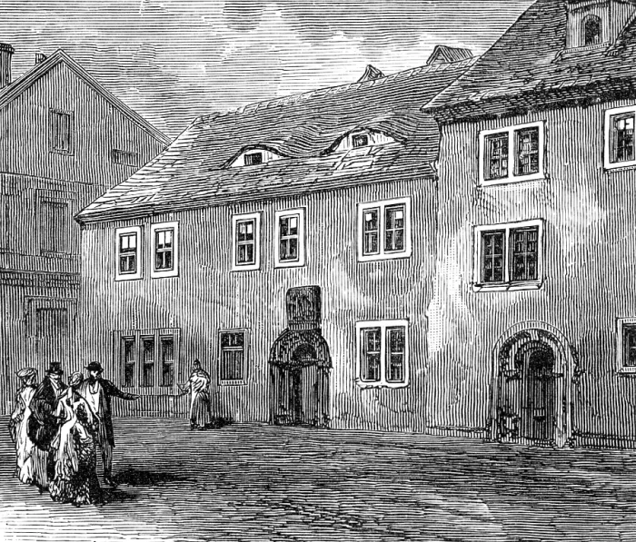 Framed Print : The Luther Celebration in Germany: Luther's school at Mansfeld, (1883). Creator: Unknown. The Luther Celebration in Germany: Luther's school at Mansfeld, (1883) Framed Print : The Luther Celebration in Germany: Luther's school at Mansfeld, (1883). Creator: Unknown. The Luther Celebration in Germany: Luther's school at Mansfeld, (1883)