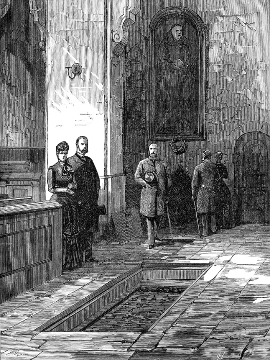Framed Print : The Luther Celebration in Germany: Luther's tomb in the Schloss-Kirche at Wittenberg, 1883 Framed Print : The Luther Celebration in Germany: Luther's tomb in the Schloss-Kirche at Wittenberg, 1883